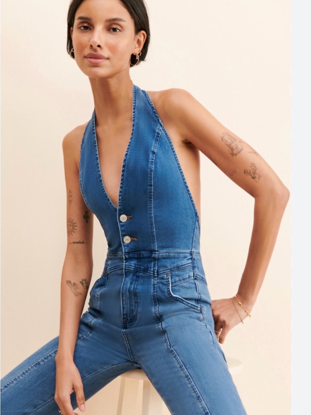 Free People -We The Free Cruz Jumpsuit - Size 28